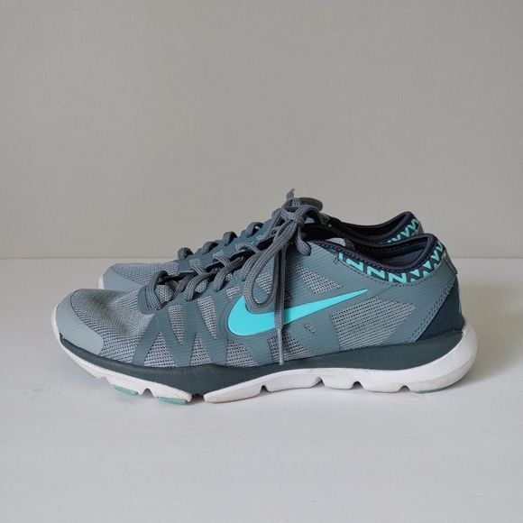 Nike Flex Supreme TR 3 Training Shoe Size 8.5 Blue Grey - Picture 5 of 12